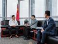 恒安标准人寿总公司领导到访交流